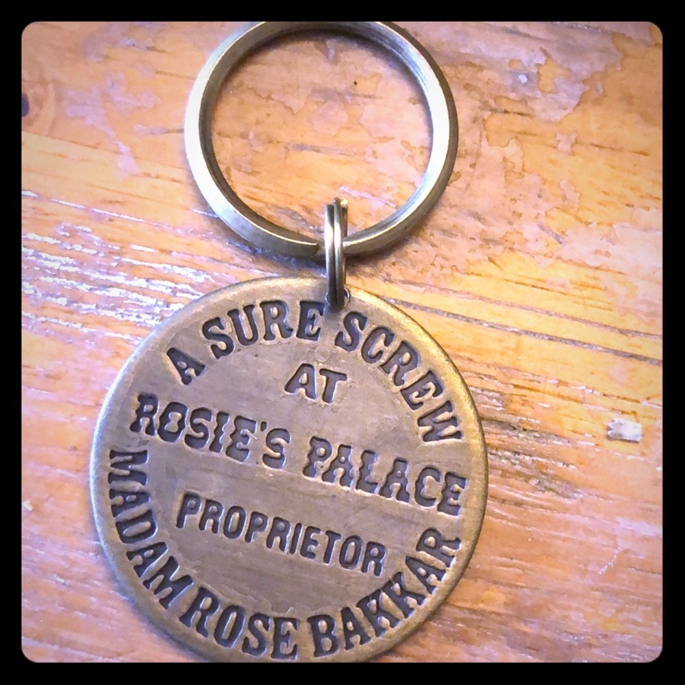 Novelty Keychain - “A sure screw” at Rosie’s